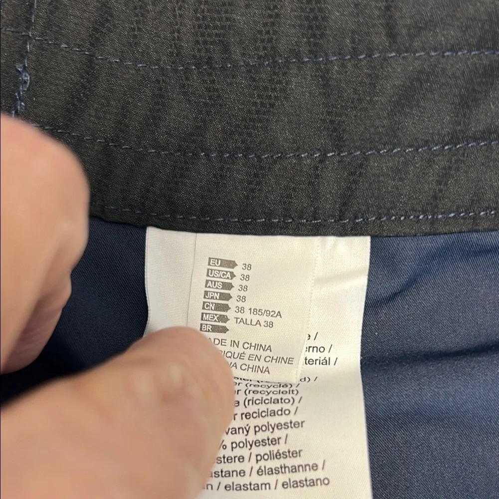 O'Neill Blue Board Shorts with Patterned‎ Stripe
